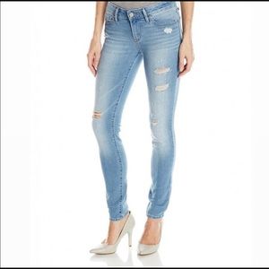 Levis 711 Skinny Jeans W26 L30 Womens Distressed